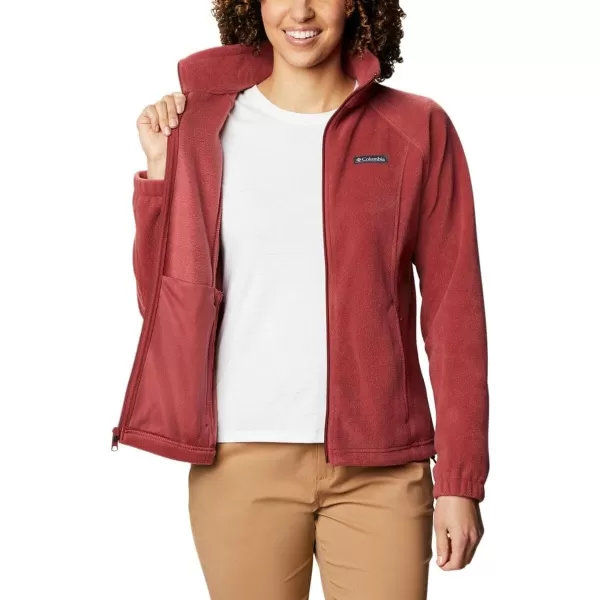 Columbia Womens Benton Springs Full ZipMarsala Red