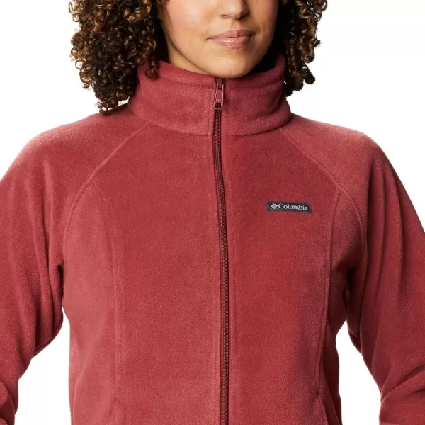 Columbia Womens Benton Springs Full ZipMarsala Red