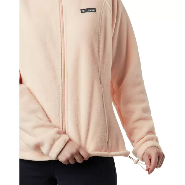 Columbia Womens Benton Springs Full ZipPeach Cloud