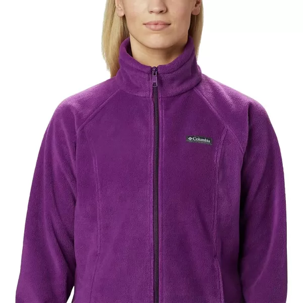 Columbia Womens Benton Springs Full ZipPlum