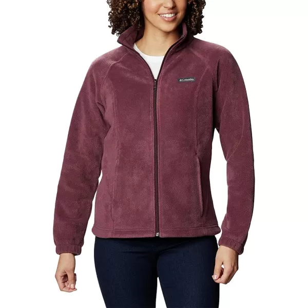 Columbia Womens Benton Springs Full ZipPlum