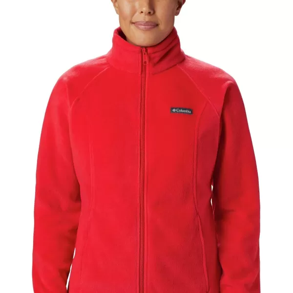 Columbia Womens Benton Springs Full ZipRed Lily