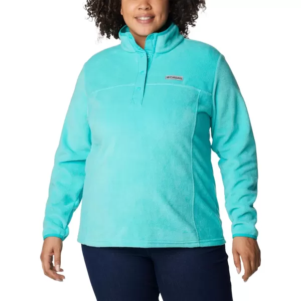 Columbia Womens Benton Springs Half Snap PulloverBright Aqua