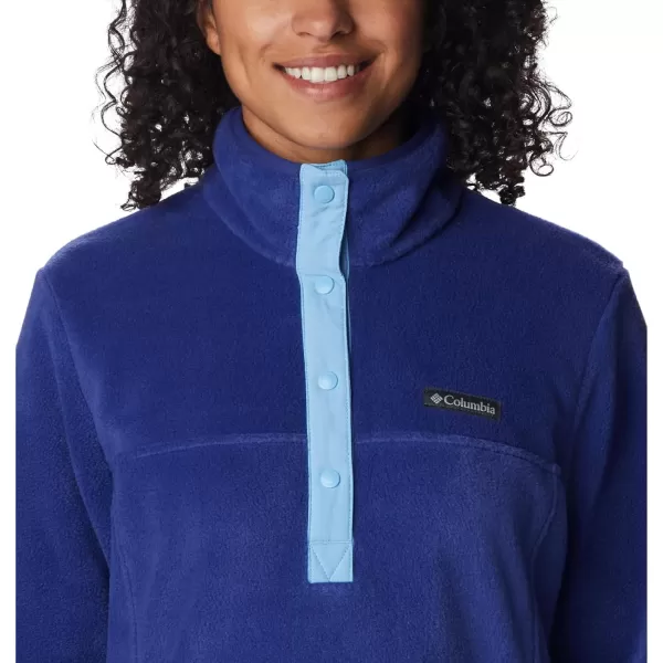 Columbia Womens Benton Springs Half Snap PulloverDark SapphireVista Blue