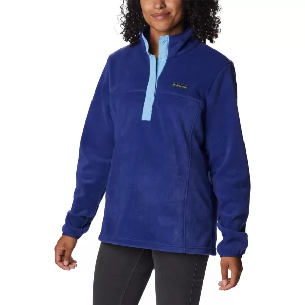 Columbia Womens Benton Springs Half Snap PulloverDark SapphireVista Blue