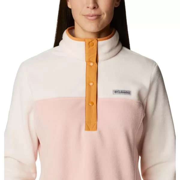 Columbia Womens Benton Springs Half Snap PulloverFaux PinkPeach Quartz