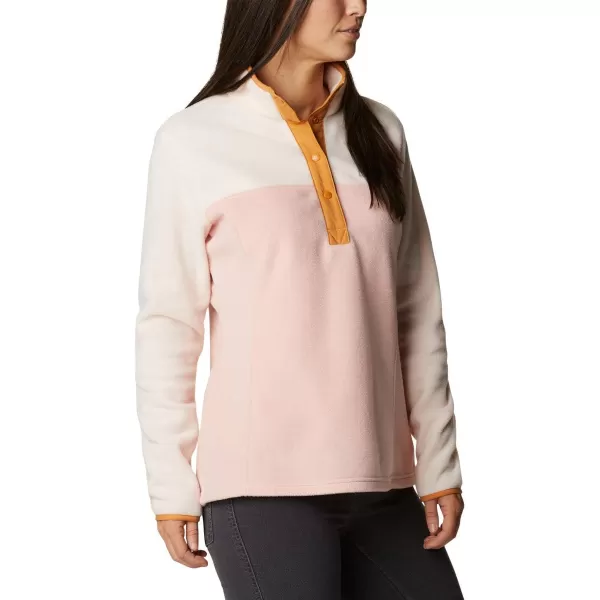 Columbia Womens Benton Springs Half Snap PulloverFaux PinkPeach Quartz