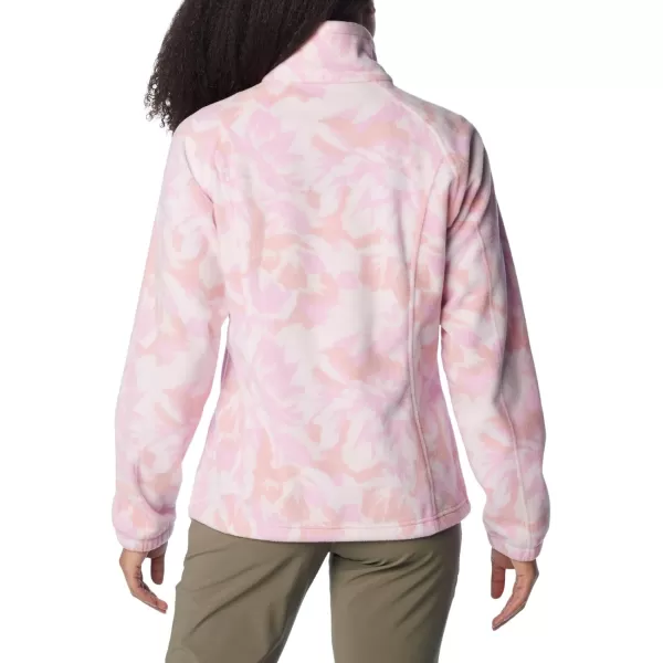 Columbia Womens Benton Springs Printed Full ZipSalmon Rose Peonies