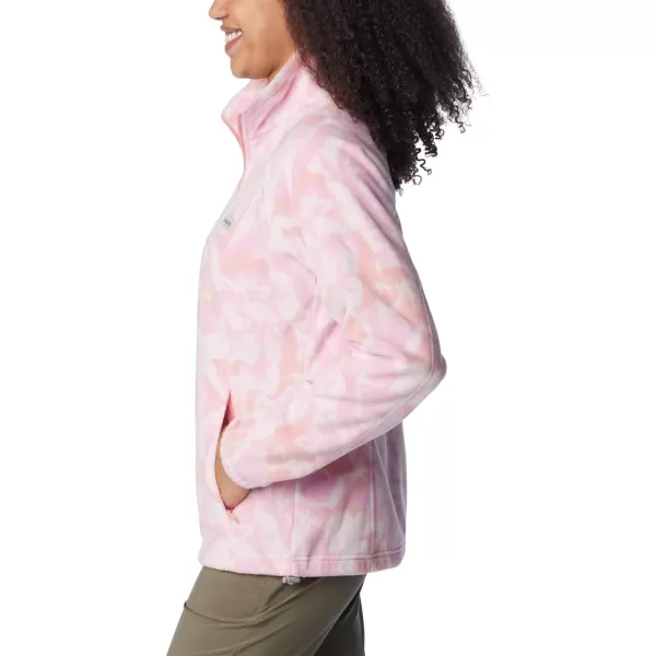 Columbia Womens Benton Springs Printed Full ZipSalmon Rose Peonies