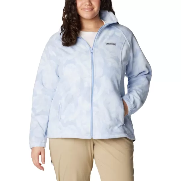 Columbia Womens Benton Springs Printed Full ZipWhisper Peonies