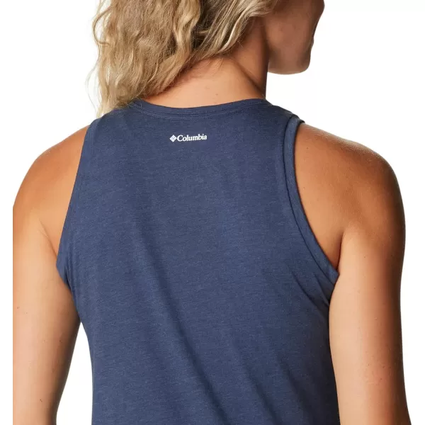 Columbia Womens Bluff Mesa Tank Top Lightweight Comfort StretchNocturnal HeatherBranded Lakeshore