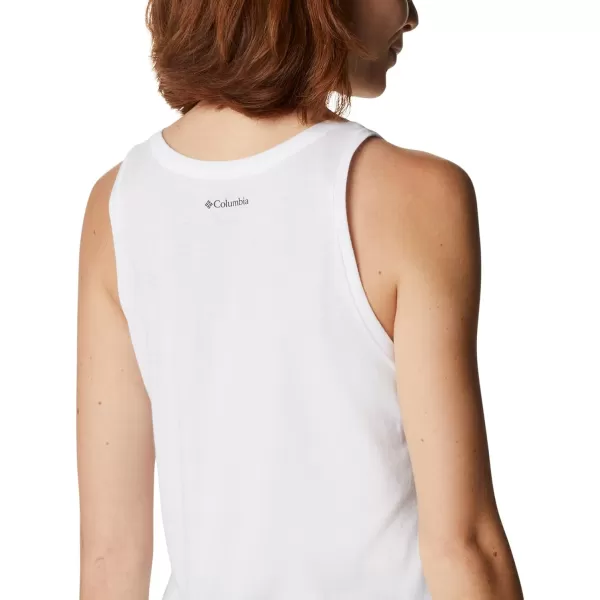 Columbia Womens Bluff Mesa Tank Top Lightweight Comfort StretchWhiteBranded Lakeshore