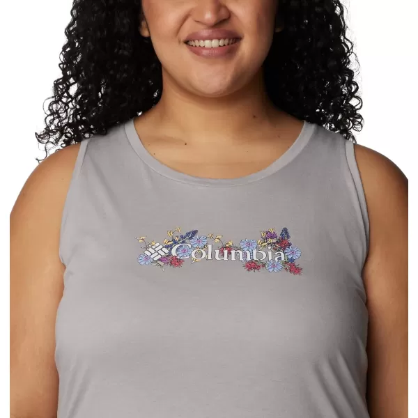 Columbia Womens Bluff Mesa TankColumbia Grey HeatherBranded Bouquet T