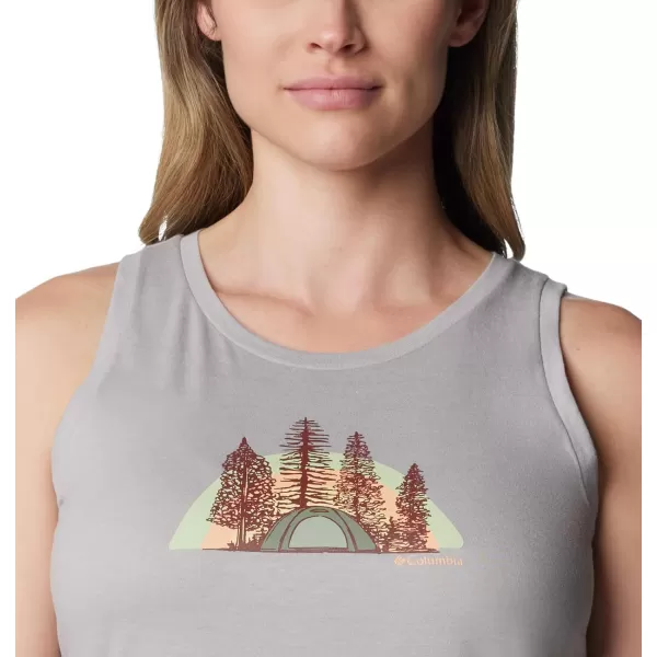 Columbia Womens Bluff Mesa TankColumbia Grey HeatherHappier Outdoors