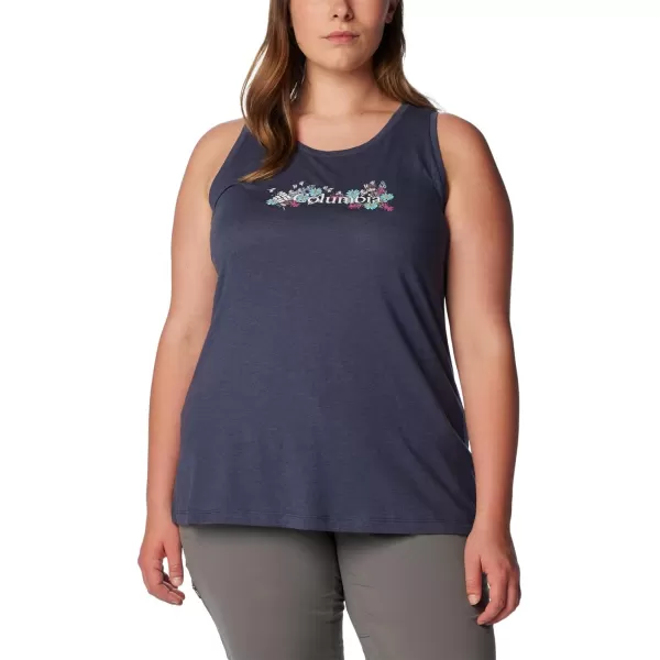 Columbia Womens Bluff Mesa TankNocturnal HeatherHappier Outdoors
