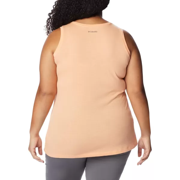 Columbia Womens Bluff Mesa TankPeach HeatherMindful Meditation Graphic