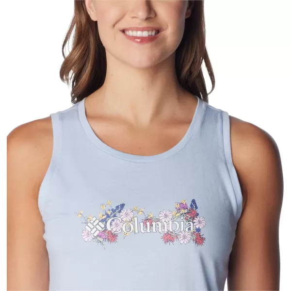 Columbia Womens Bluff Mesa TankWhisper HeatherBranded Bouquet Two