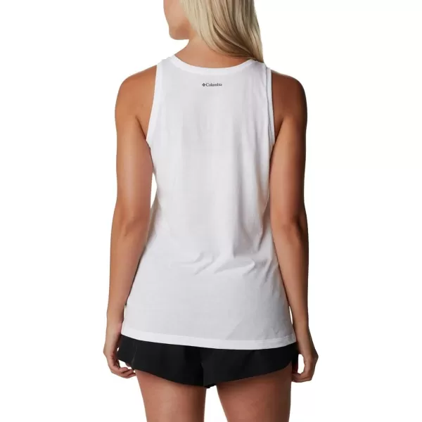 Columbia Womens Bluff Mesa TankWhiteVan Life 3