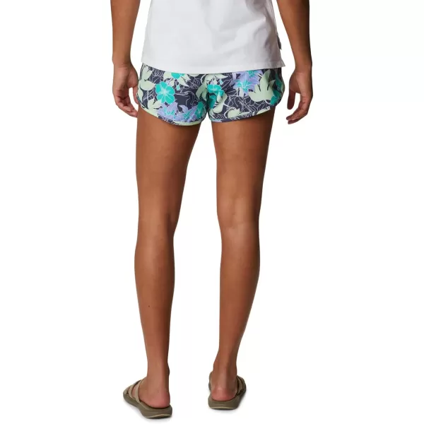 Columbia Womens Bogata Bay Stretch Printed ShortKey West Lakeshore Flora