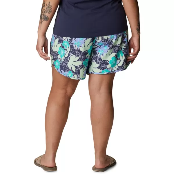 Columbia Womens Bogata Bay Stretch Printed ShortKey West Lakeshore Flora