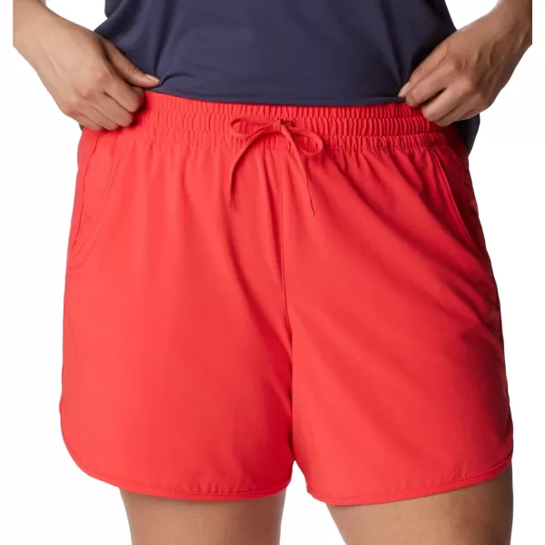 Columbia Womens Bogata Bay Stretch ShortRed Hibiscus