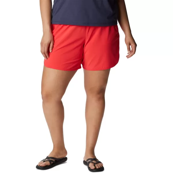 Columbia Womens Bogata Bay Stretch ShortRed Hibiscus