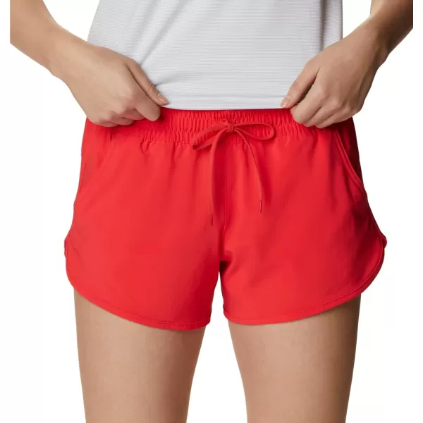 Columbia Womens Bogata Bay Stretch ShortRed Hibiscus