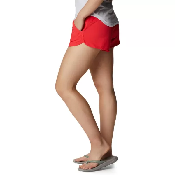 Columbia Womens Bogata Bay Stretch ShortRed Hibiscus