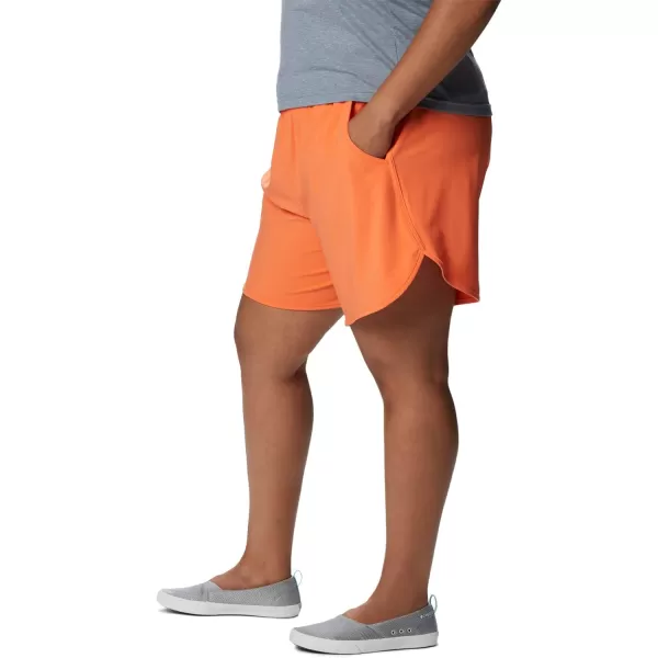 Columbia Womens Bogata Bay Stretch ShortSunset Orange