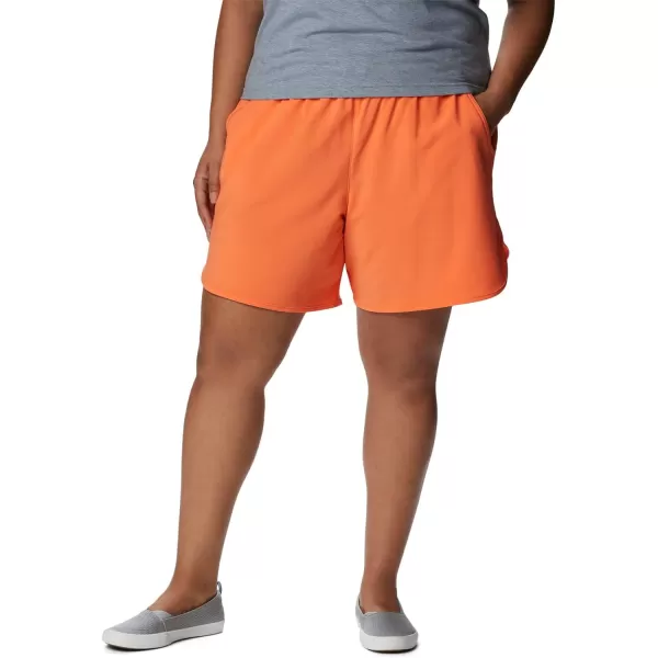 Columbia Womens Bogata Bay Stretch ShortSunset Orange