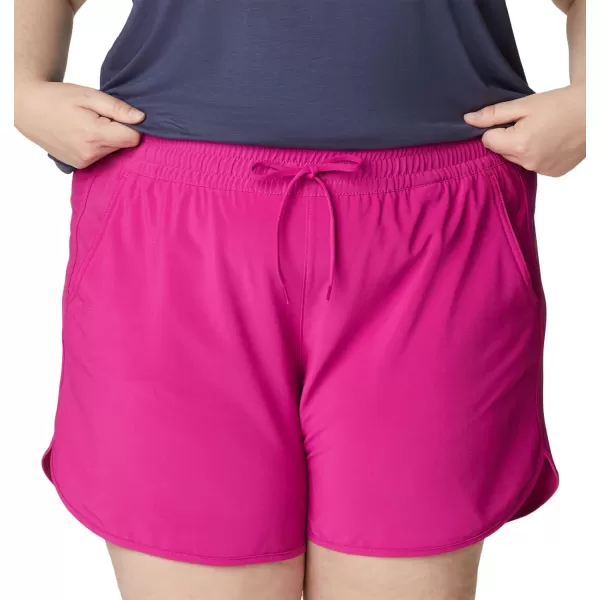 Columbia Womens Bogata Bay Stretch ShortWild Fuchsia