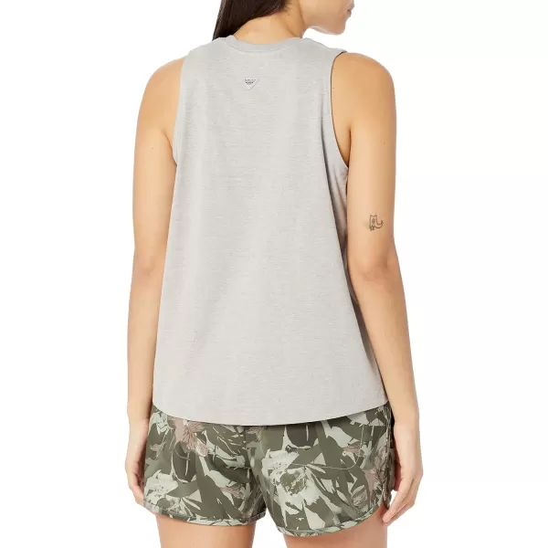 Columbia Womens Bramley Bay TankColumbia Grey HeatherStacked Logo Gs Grx