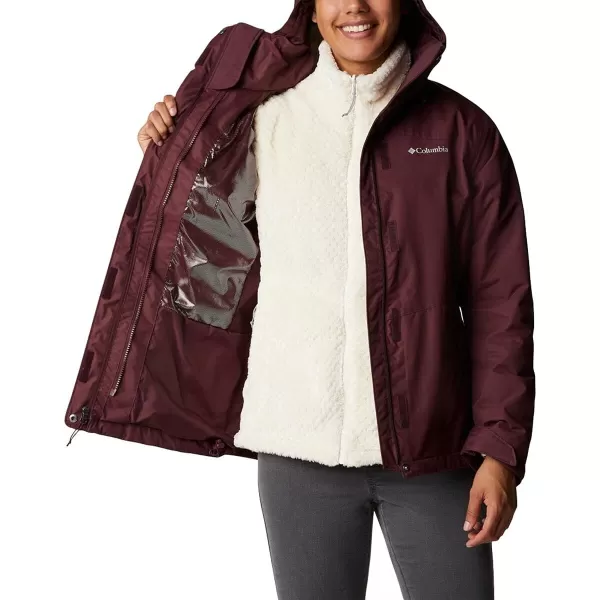 Columbia Womens Bugaboo Ii Fleece Interchange JacketMalbec