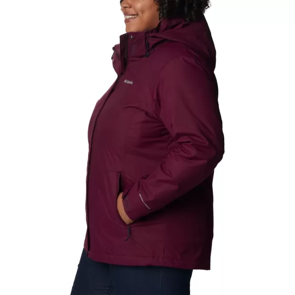 Columbia Womens Bugaboo Ii Fleece Interchange JacketMarionberry