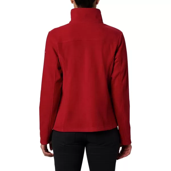 Columbia Womens CLG Give and Go Ii Full Zip Fleece JKTArk  Red Velvet