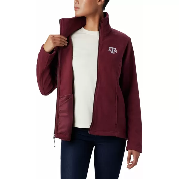 Columbia Womens CLG Give and Go Ii Full Zip Fleece JKTTam  Deep Maroon