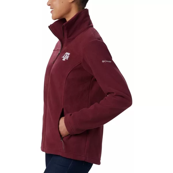 Columbia Womens CLG Give and Go Ii Full Zip Fleece JKTTam  Deep Maroon