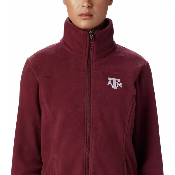 Columbia Womens CLG Give and Go Ii Full Zip Fleece JKTTam  Deep Maroon