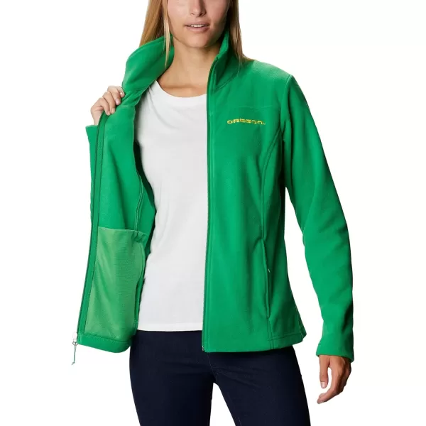 Columbia Womens CLG Give and Go Ii Full Zip Fleece JKTUo  Fuse Green