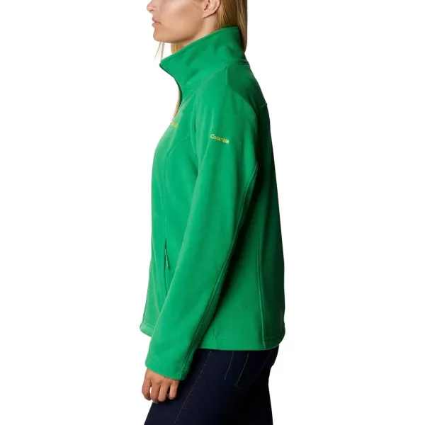 Columbia Womens CLG Give and Go Ii Full Zip Fleece JKTUo  Fuse Green