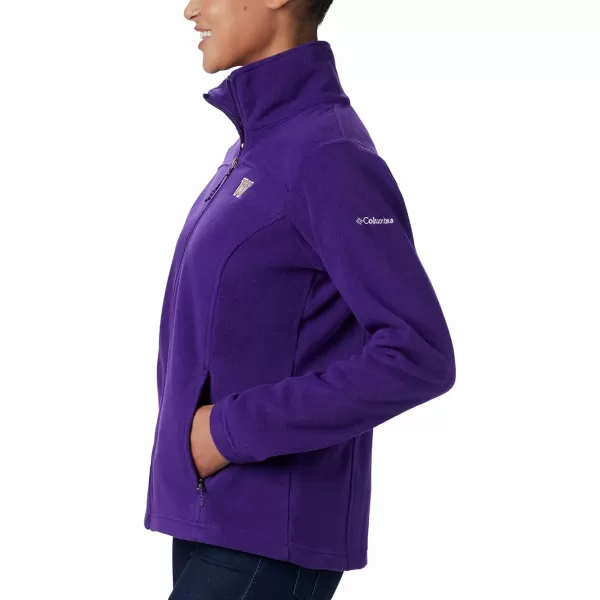 Columbia Womens CLG Give and Go Ii Full Zip Fleece JKTUw  Uw Purple