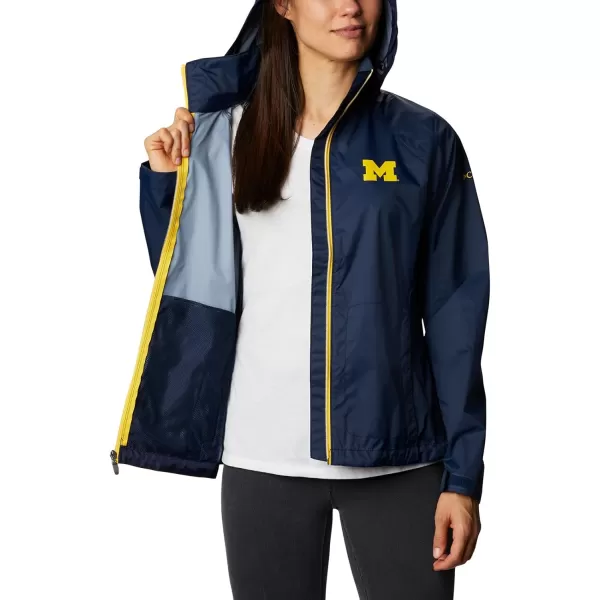 Columbia Womens CLG Switchback JacketMichigan Wolverines Um  Collegiate Navy