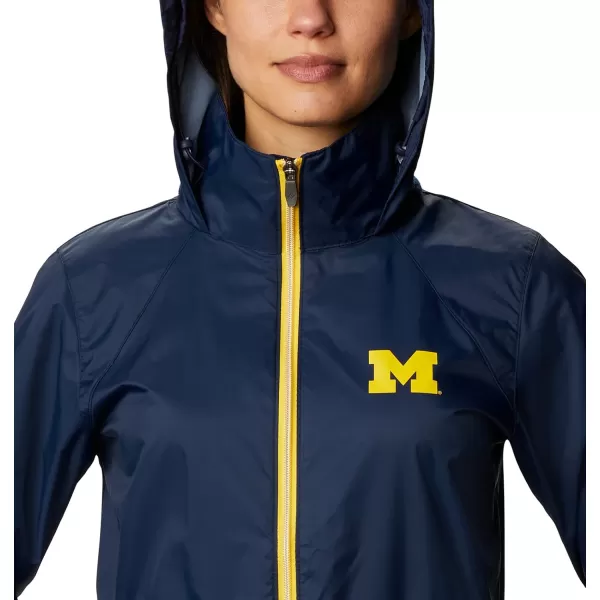 Columbia Womens CLG Switchback JacketMichigan Wolverines Um  Collegiate Navy