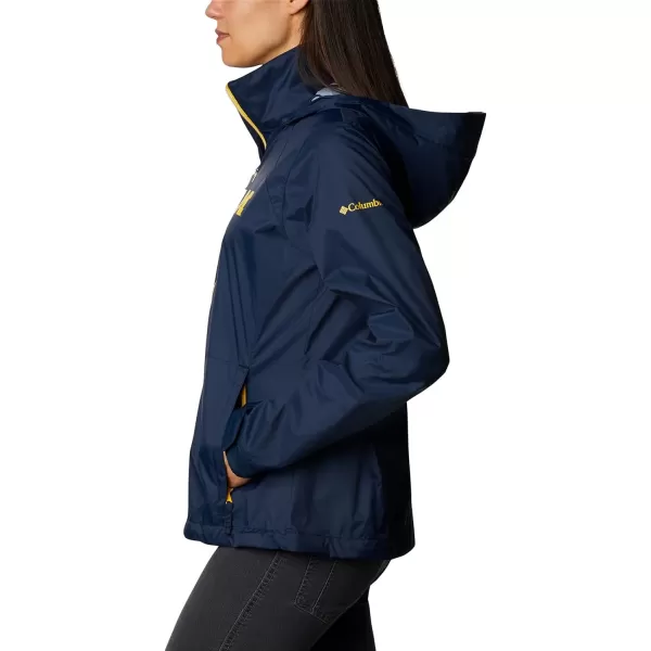 Columbia Womens CLG Switchback JacketMichigan Wolverines Um  Collegiate Navy