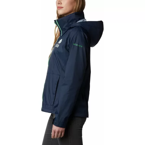 Columbia Womens CLG Switchback JacketNotre Dame Fighting Irish Nd  Collegiate Navy