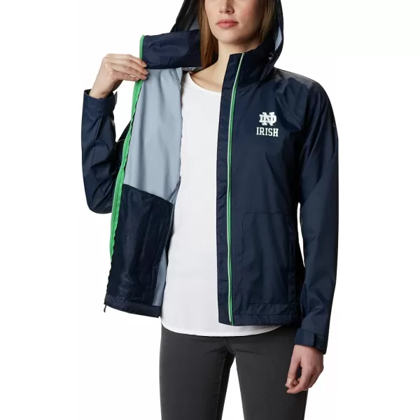 Columbia Womens CLG Switchback JacketNotre Dame Fighting Irish Nd  Collegiate Navy