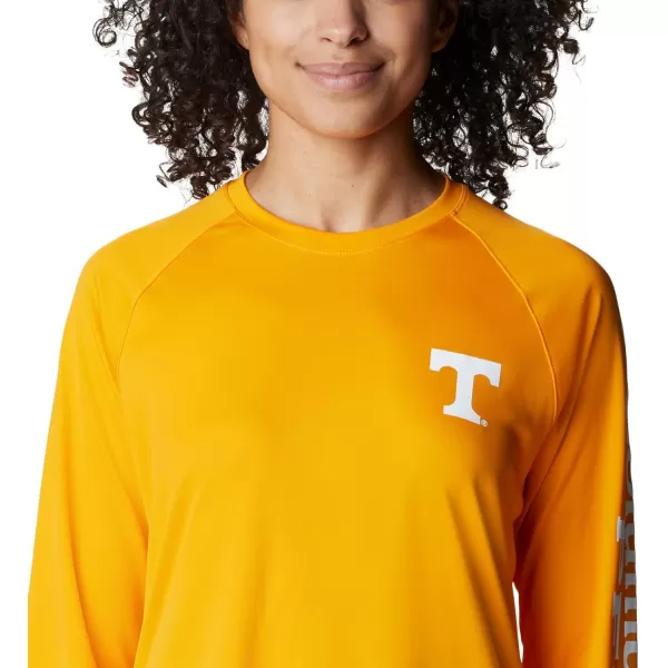 Columbia Womens CLG Tidal Tee Ls ShirtTennessee Volunteers Ut  Solarize White