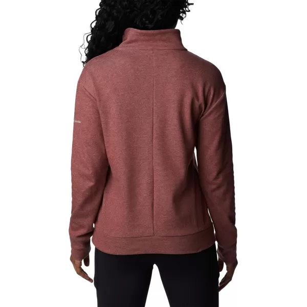 Columbia Womens Calico Basin Fleece PulloverBeetroot Heather