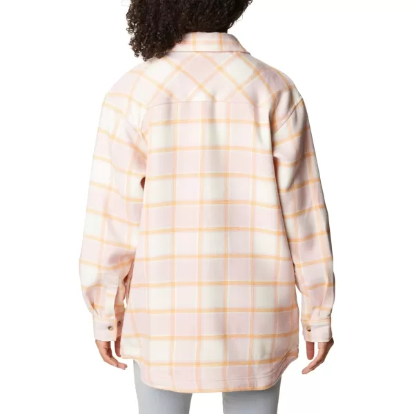 Columbia Womens Calico Basin Shirt JacketSunset Peach Buffalo Ombre