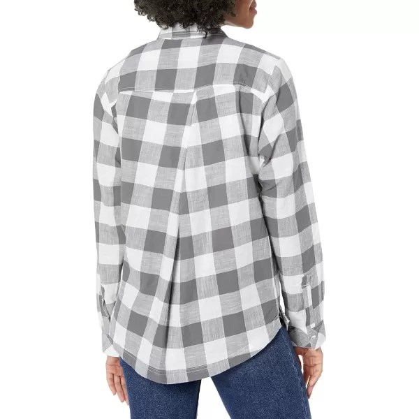 Columbia Womens Camp Henry Iii Long Sleeve ShirtCity GreyBuffalo Check